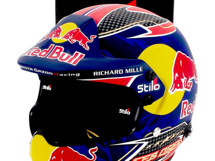STILO | CASCO HELMET SEBASTIAN OGIER WORLD CHAMPION  TEAM TOYOTA YARIS WRC GAZOO RACING WRT RALLY SEASON 2021 | BLUE RED YELLOW