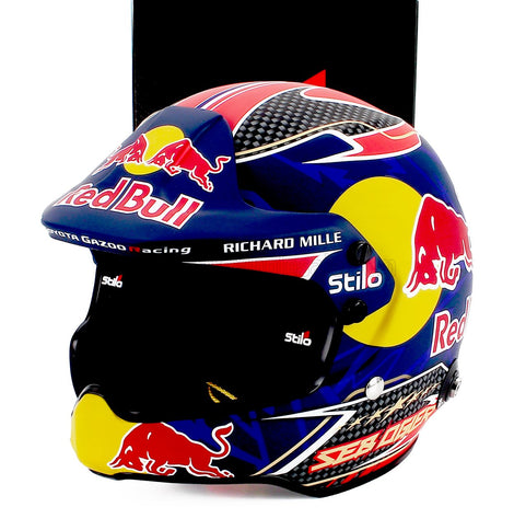 STILO | CASCO HELMET SEBASTIAN OGIER WORLD CHAMPION  TEAM TOYOTA YARIS WRC GAZOO RACING WRT RALLY SEASON 2021 | BLUE RED YELLOW
