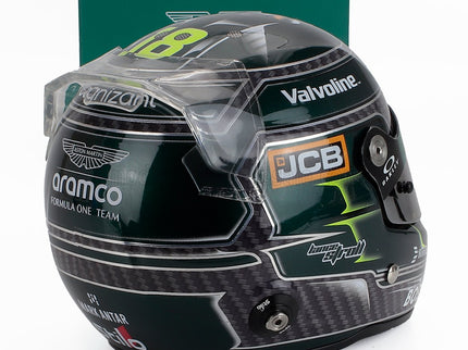 STILO | CASCO HELMET F1 LANCE STROLL TEAM ASTON MARTIN ARAMCO COGNIZANT N 18 SEASON 2024 | GREEN