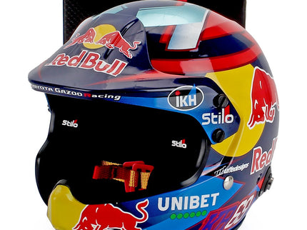 STILO | CASCO HELMET KALLE ROVANPERA WORLD CHAMPION TEAM TOYOTA YARIS GR RALLY1 HYBRID GAZOO RACING WRT RALLY SEASON 2023 | BLUE RED YELLOW