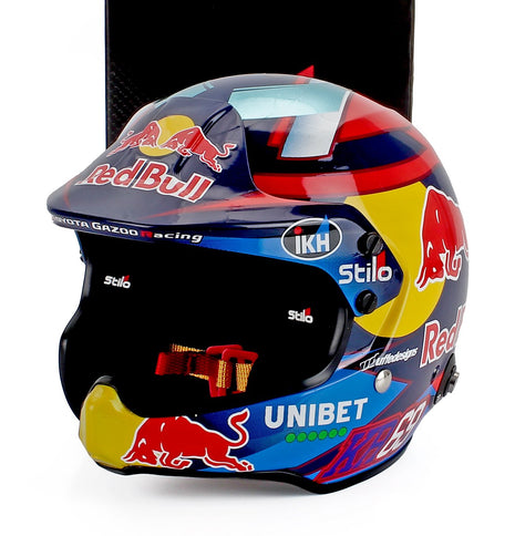 STILO | CASCO HELMET KALLE ROVANPERA WORLD CHAMPION TEAM TOYOTA YARIS GR RALLY1 HYBRID GAZOO RACING WRT RALLY SEASON 2023 | BLUE RED YELLOW