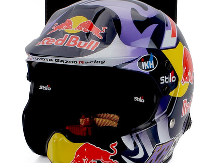 STILO | CASCO HELMET KALLE ROVANPERA TEAM TOYOTA YARIS GR RALLY1 HYBRID GAZOO RACING WRT RALLY SEASON 2025 | BLUE RED YELLOW