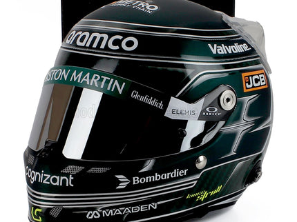 STILO | CASCO HELMET F1 LANCE STROLL TEAM ASTON MARTIN ARAMCO COGNIZANT N 18 SEASON 2025 | GREEN