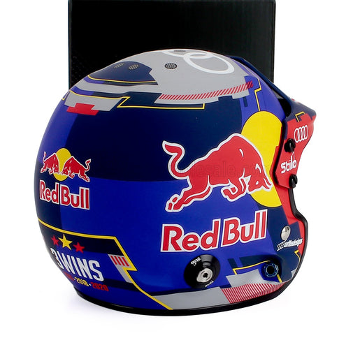 STILO | CASCO HELMET CARLOS SAINZ SR TEAM AUDI RS Q E-TRON E2 SPORT N 204 WINNER RALLY DAKAR 2024 | BLUE RED YELLOW