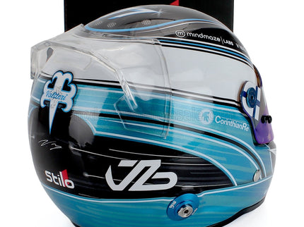 STILO | CASCO HELMET F1 VALTTERI BOTTAS TEAM ALFA ROMEO STAKE KICK N 77 SEASON 2023 | BLUE WHITE BLACK