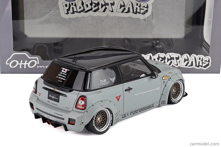 Mini Cooper (R56) LB Nation 2015 1:18 Otto Mobile sivá