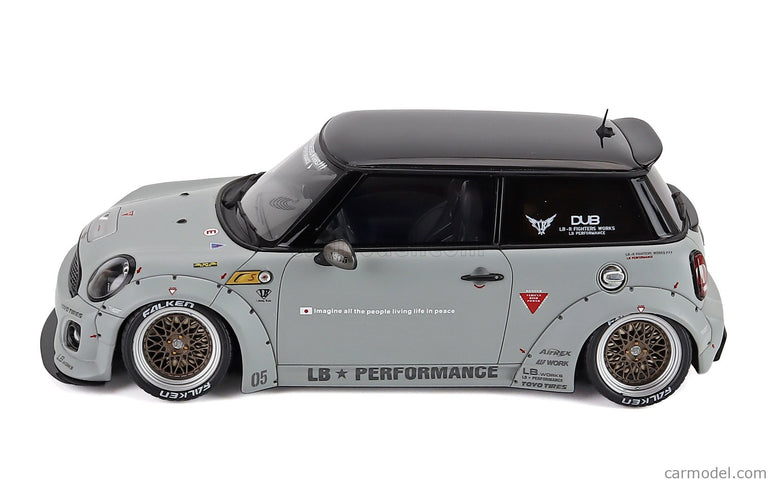 Mini Cooper (R56) LB Nation 2015 1:18 Otto Mobile sivá