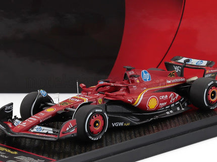 FERRARI | F1  SF-24 TEAM SCUDERIA FERRARI N 16 WINNER MONZA ITALY GP 2024 CHARLES LECLERC | RED BLACK