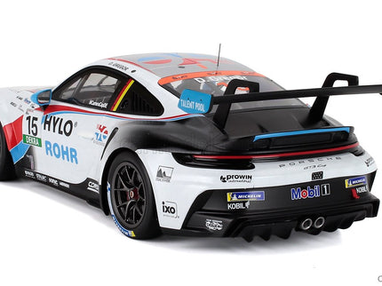 Porsche 911 992-2 GT3 Team 75 Bernhard N°15 Porsche Carrera Cup Germany Sezóna 2025 Daniel Gregor 1:18 IXO Models biela čierna