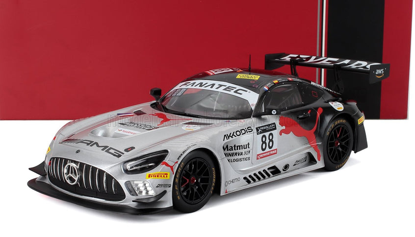 MERCEDES BENZ | GT3 AMG 6.2L V8 TEAM AKKODIS ASP N 88 WINNER 24h SPA 2022 RAFFAELE MARCIELLO - DANIEL JUNCADELLA - JULES GOUNON | WHITE BLACK