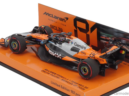 Mclaren F1 MCL39 Team Mclaren N°81 5. Miesto Mexico GP 2025 Oscar Piastri 1:43 Minichamps oranžová čierna