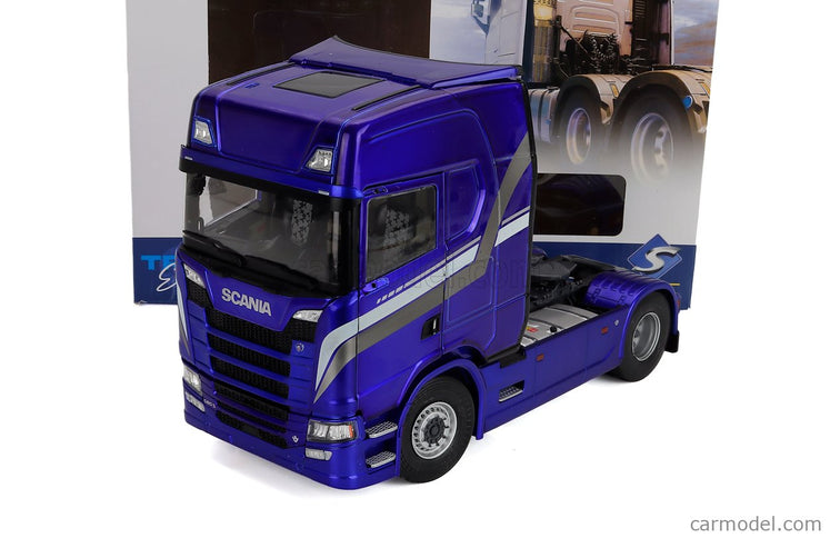 Scania S580 Ťahač Highline 2-ASSI 2023 1:24 Solido modrá