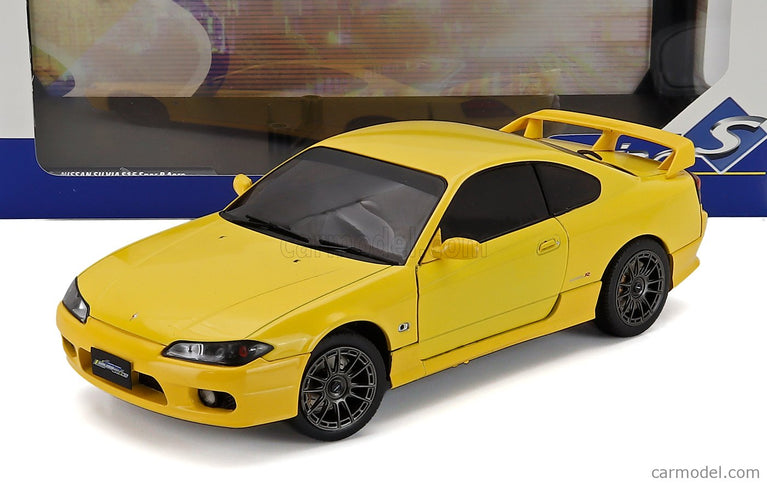 Nissan Silvia (S15) Coupe Spec-R Aero 1999 1:18 Solido žltá