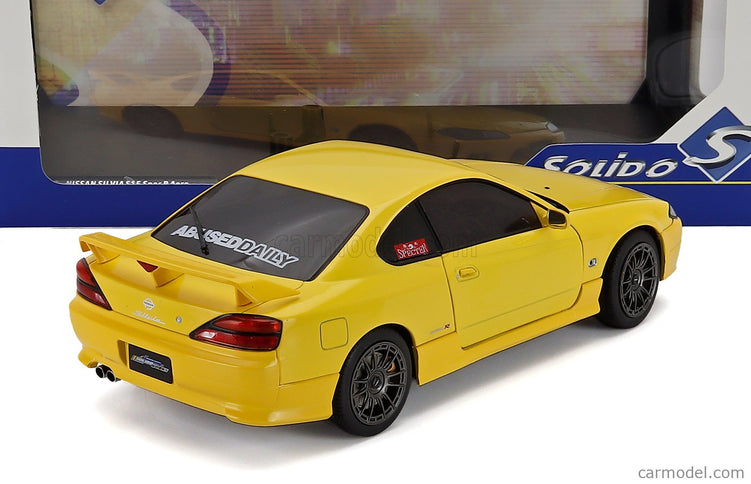 Nissan Silvia (S15) Coupe Spec-R Aero 1999 1:18 Solido žltá