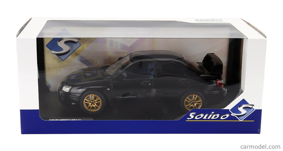 Subaru Impreza Wrx STi 2003 1:18 Solido čierna