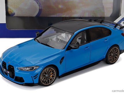 BMW 3-SERIES M3 Performance Parts (G80) 2024 1:18 Solido Beach modrá čierna