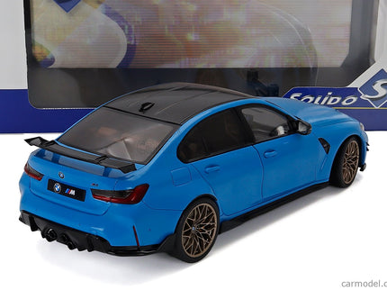 BMW 3-SERIES M3 Performance Parts (G80) 2024 1:18 Solido Beach modrá čierna