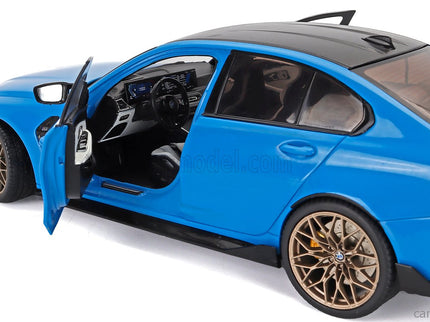 BMW 3-SERIES M3 Performance Parts (G80) 2024 1:18 Solido Beach modrá čierna