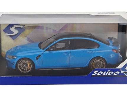BMW 3-SERIES M3 Performance Parts (G80) 2024 1:18 Solido Beach modrá čierna
