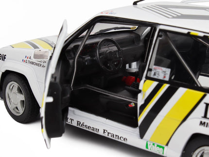 Renault R5 GT Turbo N°19 Rally Montecarlo 1989 Alain Oreille - Gilles Thimonier 1:18 Solido biela žltá