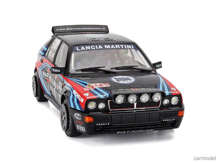 Lancia Delta HF Integrale EVO Martini 16V (night Version) N°1 Tribute TO Miki Biasion Rally Montecarlo 1990 1:18 Solido čierna