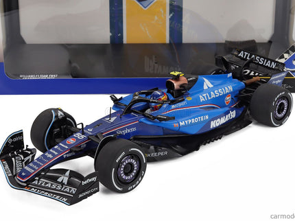 Williams F1 FW47 Team Williams Atlassian Racing N°55 3. Miesto Azerbaijan GP 2025 Carlos Sainz 1:18 Solido modrá čierna