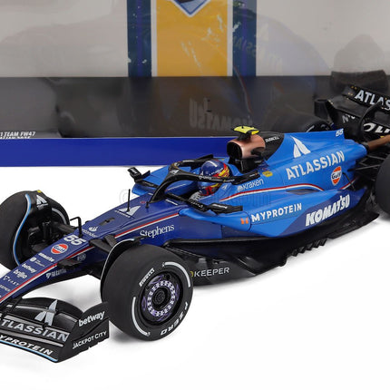 Williams F1 FW47 Team Williams Atlassian Racing N°55 3. Miesto Azerbaijan GP 2025 Carlos Sainz 1:18 Solido modrá čierna