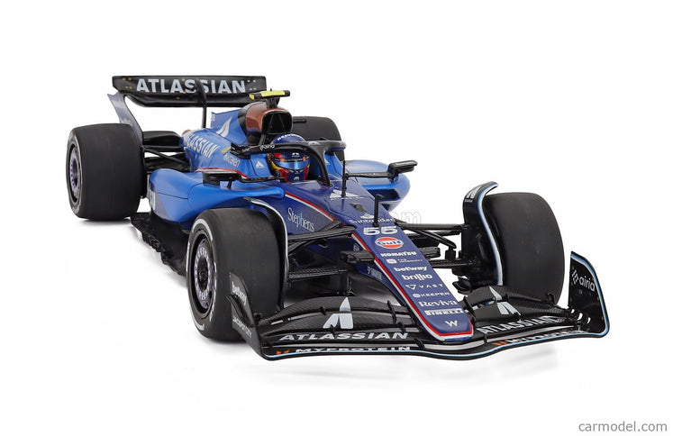 Williams F1 FW47 Team Williams Atlassian Racing N°55 3. Miesto Azerbaijan GP 2025 Carlos Sainz 1:18 Solido modrá čierna