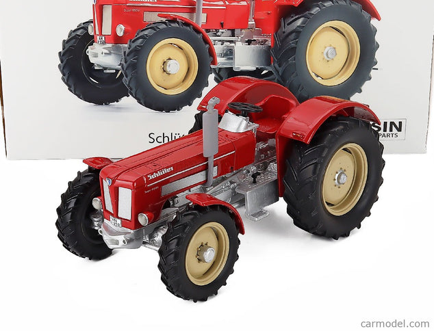 Schluter Super 950V Tractor Without Cabine 1979 1:32 Schuco červená strieborná