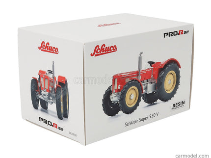 Schluter Super 950V Tractor Without Cabine 1979 1:32 Schuco červená strieborná