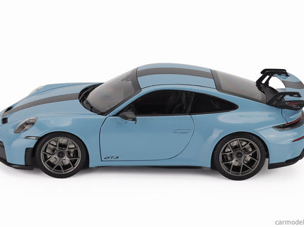 Porsche 911 992 GT3 Weissach Package Coupe 2025 1:18 Norev svetlomodrá