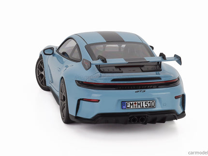 Porsche 911 992 GT3 Weissach Package Coupe 2025 1:18 Norev svetlomodrá