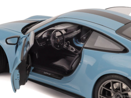 Porsche 911 992 GT3 Weissach Package Coupe 2025 1:18 Norev svetlomodrá