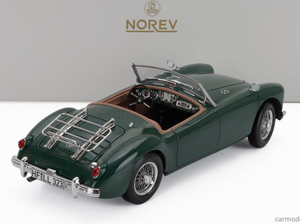 MG Mga Roadster Spider 1955 1:18 Norev British Racing zelená