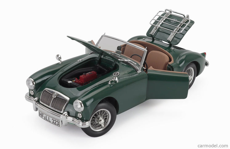 MG Mga Roadster Spider 1955 1:18 Norev British Racing zelená
