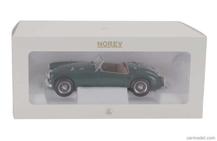 MG Mga Roadster Spider 1955 1:18 Norev British Racing zelená