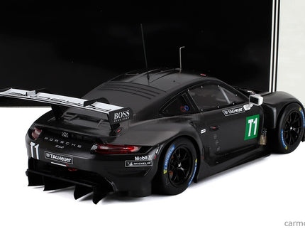 Porsche 911 991-2 RSR 4.2L N T1 Coupe Testovací Voz 2023 1:18 IXO Models čierna