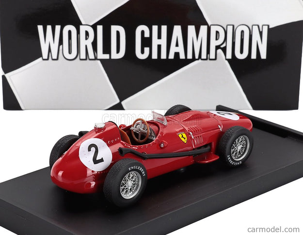 Ferrari F1 Dino 246 N°2 Majster Sveta 2. Miesto British GP 1958 Mike Hawthorn 1:43 Brumm červená