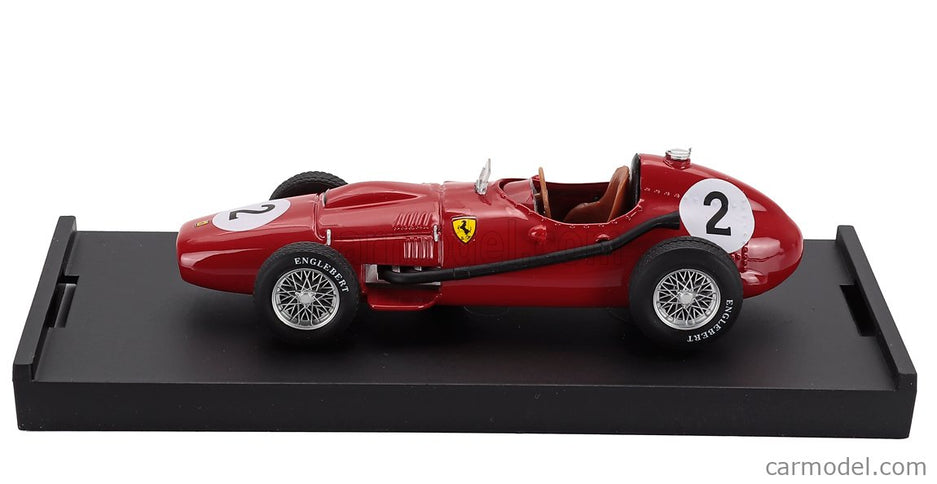 Ferrari F1 Dino 246 N°2 Majster Sveta 2. Miesto British GP 1958 Mike Hawthorn 1:43 Brumm červená