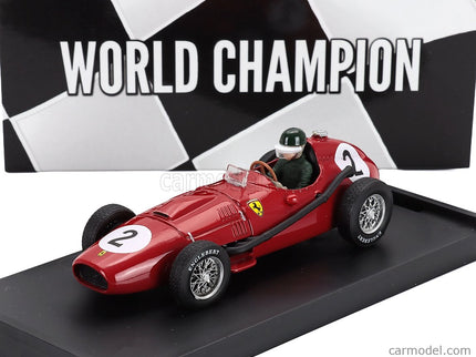 Ferrari F1 Dino 246 N°2 Majster Sveta 2. Miesto British GP 1958 Mike Hawthorn - With Driver Figúrka 1:43 Brumm červená