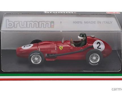 Ferrari F1 Dino 246 N°2 Majster Sveta 2. Miesto British GP 1958 Mike Hawthorn - With Driver Figúrka 1:43 Brumm červená