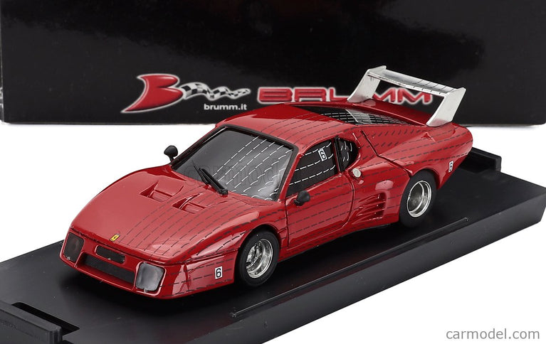 Ferrari 512BB LM Galleria Del Vento 1979 1:43 Brumm červená