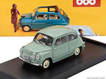 Fiat 600 Berlina 1-SERIES 1955 1:43 Brumm zelená Chiaro - zelená