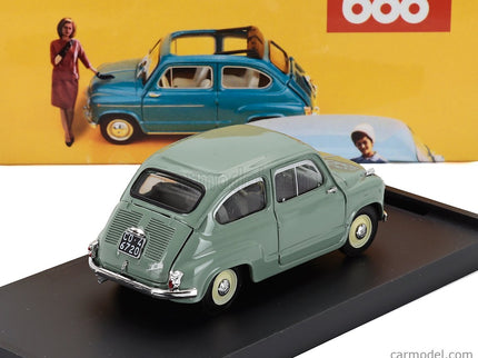 Fiat 600 Berlina 1-SERIES 1955 1:43 Brumm zelená Chiaro - zelená
