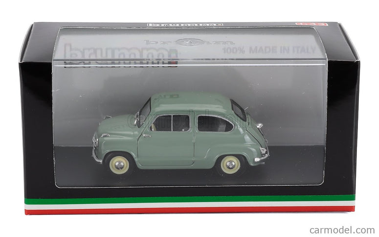 Fiat 600 Berlina 1-SERIES 1955 1:43 Brumm zelená Chiaro - zelená