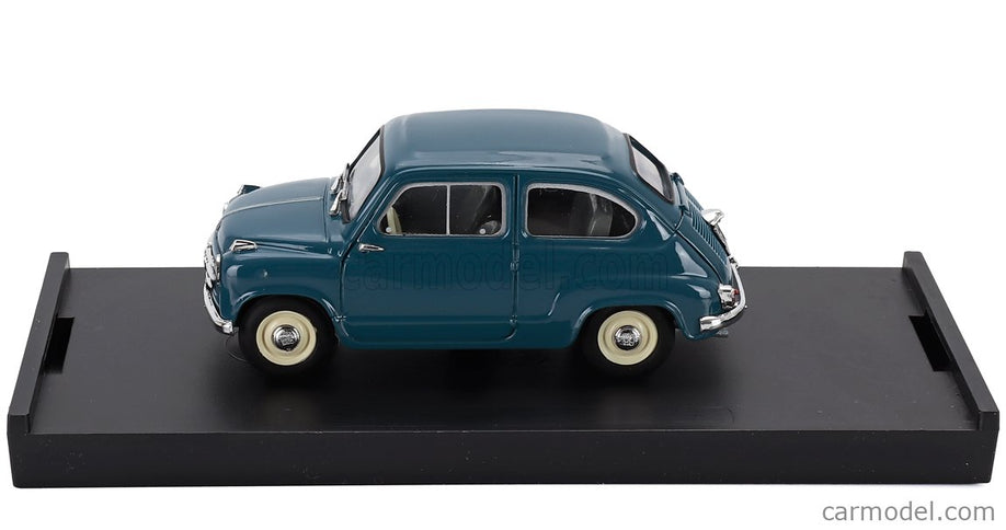 Fiat 600 Berlina 1-SERIES 1955 1:43 Brumm modrá Chiaro - modrá