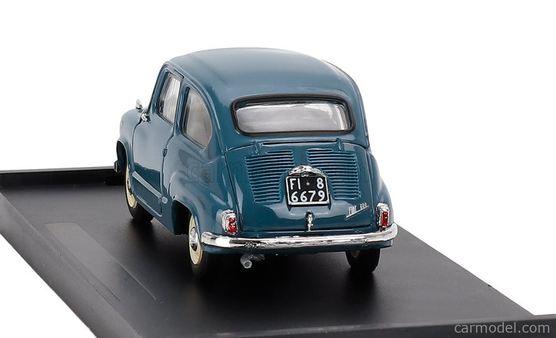 Fiat 600 Berlina 1-SERIES 1955 1:43 Brumm modrá Chiaro - modrá