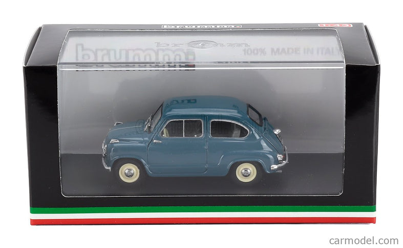 Fiat 600 Berlina 1-SERIES 1955 1:43 Brumm modrá Chiaro - modrá