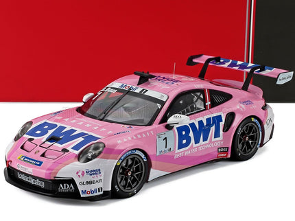 PORSCHE | 911 992 GT3 CUP 4.2L TEAM BMW LECHNER RACING N 1 CHAMPION PORSCHE SUPERCUP 2023 BASTIAN BUUS | PINK