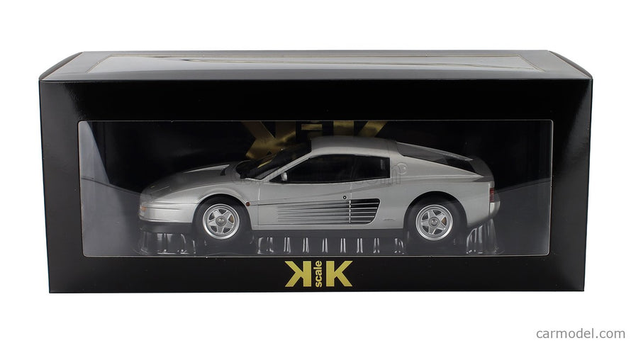 Ferrari Testarossa 1986 1:18 KK Scale strieborná